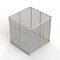 Anysizebasket Rectangular Wire Mesh Basket: 12Lx12Wx9H, 304 SS, 1/4 Rod Frame, No Handles, Mesh: 2 x .063 TMT-120120090-N02S - alternate 1